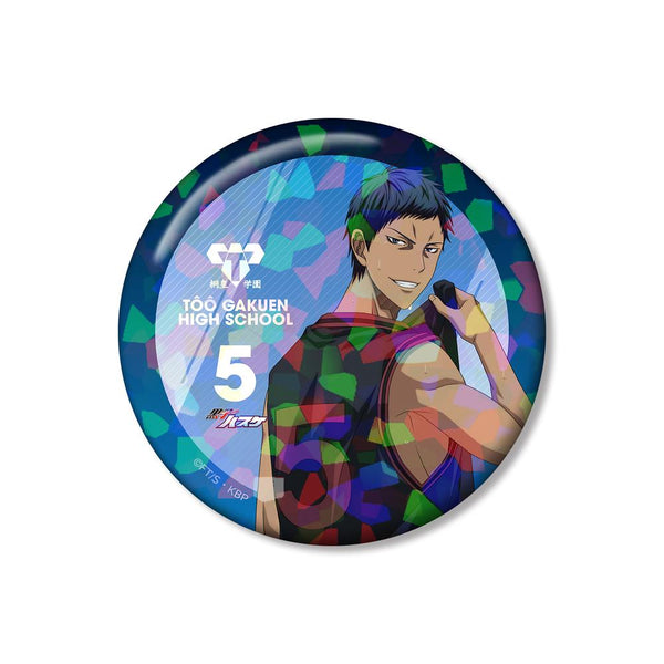 『黒子のバスケ』描き下ろし 青峰大輝 戦う背中ver. 75mmホログラム缶バッジ