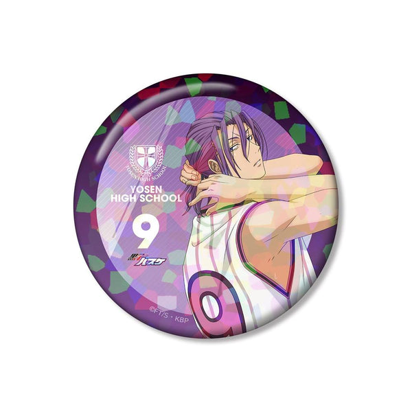 《黑子的篮球》全新绘制 紫原敦 战斗背影版 75mm全息徽章【202604再版】