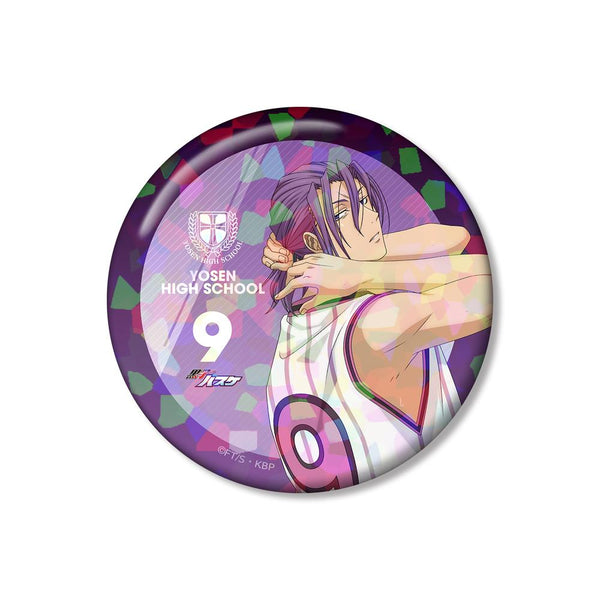 『黒子のバスケ』描き下ろし 紫原 敦 戦う背中ver. 75mmホログラム缶バッジ