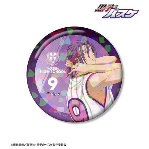 《黑子的篮球》全新绘制 紫原敦 战斗背影版 75mm全息徽章【202604再版】