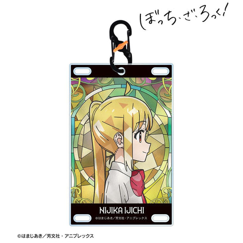 『ぼっち・ざ・ろっく!』伊地知虹夏 Aure Glass カラビナ付きカード型アクリルキーホルダー