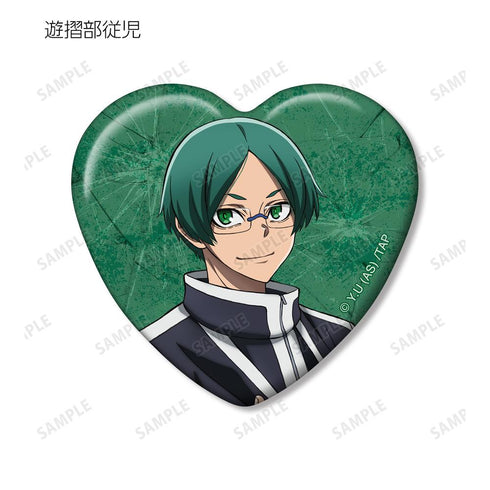 『桃源暗鬼』トレーディングハート型缶バッジ(単位/BOX)