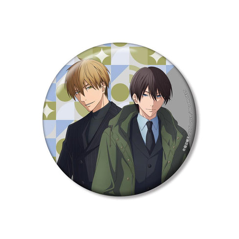 『抱かれたい男1位に脅されています。~スペイン編~』描き下ろし 東谷准太&西條高人 スーツver. 100mm缶バッジ