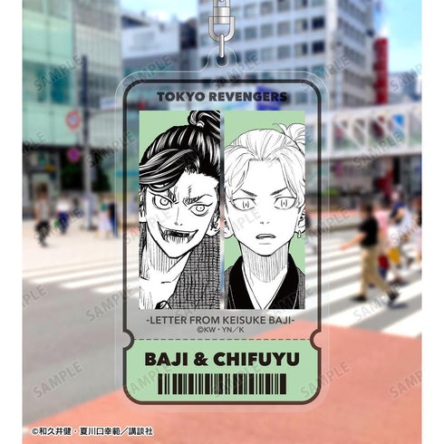 《东京卍复仇者 ~来自场地圭介的信~》场地圭介&松野千冬 漫画分镜风格超大亚克力钥匙扣【202604再版】