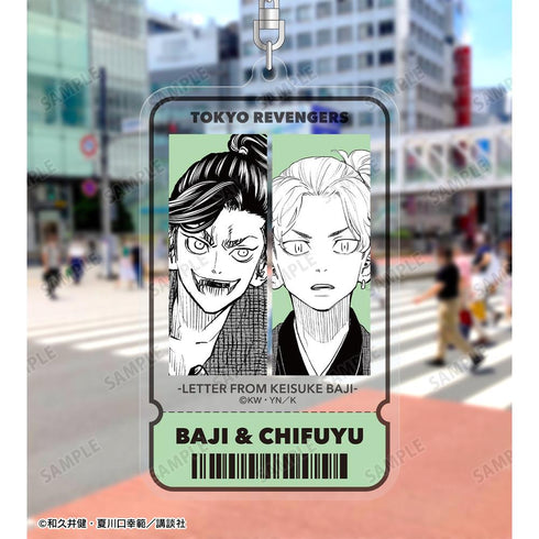 『東京卍リベンジャーズ ~場地圭介からの手紙~』場地 圭介&松野 千冬 漫画コマチケット風BIGアクリルキーホルダー
