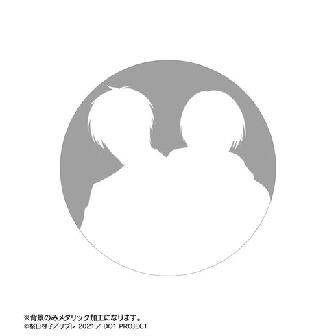 『抱かれたい男1位に脅されています。~スペイン編~』描き下ろし 東谷准太&西條高人 スーツver. メタリック缶バッジ