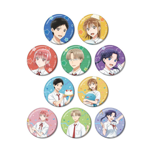 『アオのハコ』描き下ろし トレーディンググリッター缶バッジ <千夏 バースデーver.>(単位/BOX)