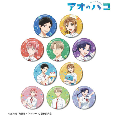 『アオのハコ』描き下ろし トレーディンググリッター缶バッジ <千夏 バースデーver.>(単位/BOX)