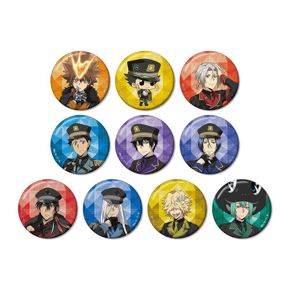 『家庭教師ヒットマンREBORN!』描き下ろし ブラックミリタリーver. トレーディンググリッター缶バッジ(単位/BOX)【202603再販】