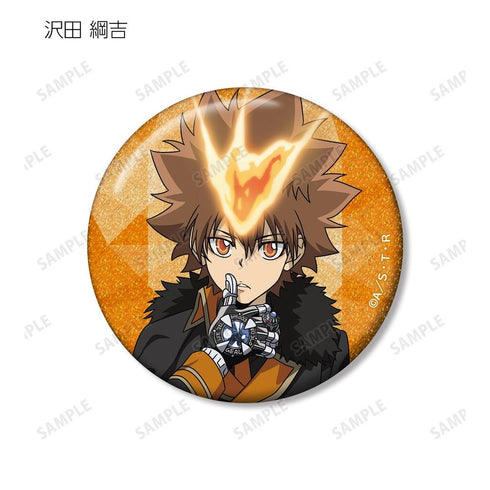 『家庭教師ヒットマンREBORN!』描き下ろし ブラックミリタリーver. トレーディンググリッター缶バッジ(単位/BOX)【202603再販】