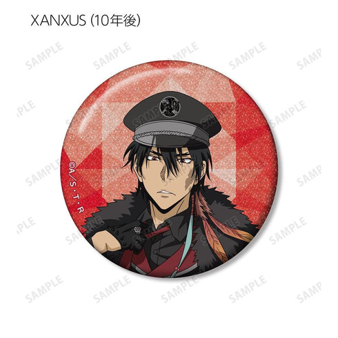 『家庭教師ヒットマンREBORN!』描き下ろし ブラックミリタリーver. トレーディンググリッター缶バッジ(単位/BOX)【202603再販】