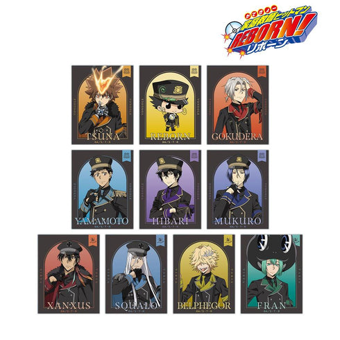 『家庭教師ヒットマンREBORN!』描き下ろし ブラックミリタリーver. トレーディングアクリルカード(単位/BOX)【202603再販】