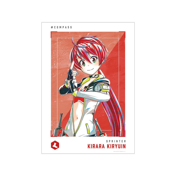 『#コンパス 戦闘摂理解析システム』輝龍院 きらら Ani-Art 第2弾 A3マット加工ポスター