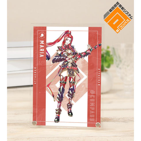 『#コンパス 戦闘摂理解析システム』マリア=S=レオンブルク Ani-Art 第2弾 A5アクリルパネル