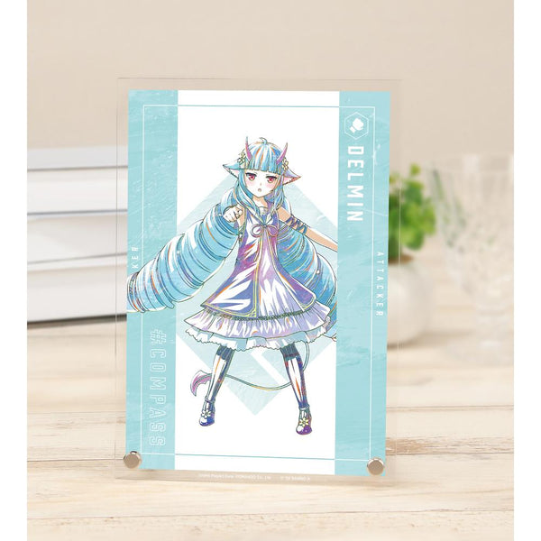 『#コンパス 戦闘摂理解析システム』デビルミント鬼龍 デルミン Ani-Art 第2弾 A5アクリルパネル