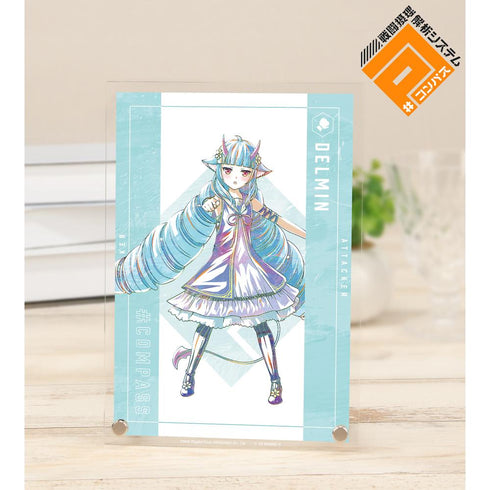『#コンパス 戦闘摂理解析システム』デビルミント鬼龍 デルミン Ani-Art 第2弾 A5アクリルパネル