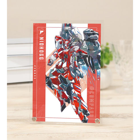 『#コンパス 戦闘摂理解析システム』HM-WA100 ニーズヘッグ Ani-Art 第2弾 A5アクリルパネル