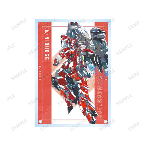 『#コンパス 戦闘摂理解析システム』HM-WA100 ニーズヘッグ Ani-Art 第2弾 A5アクリルパネル