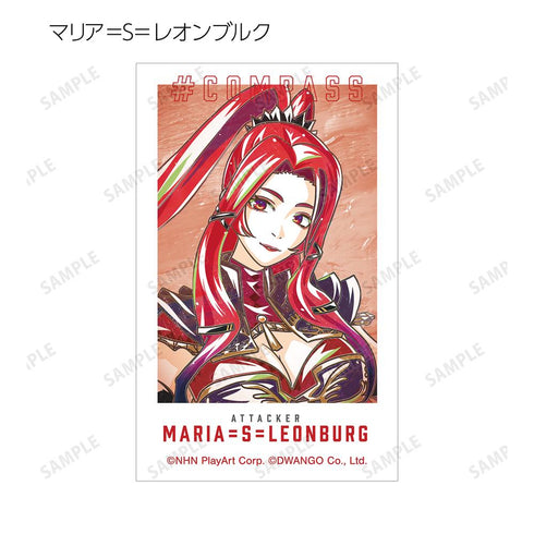 『#コンパス 戦闘摂理解析システム』トレーディング Ani-Art 第2弾 インスタントカメラ風イラストカード ver.C(単位/BOX)