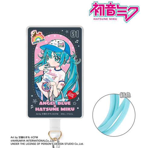 『初音ミク』ANGEL BLUEコラボ 描き下ろし 初音ミク Art by 甘春わすれ フォンタブ ver.A