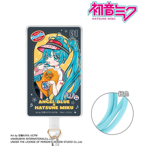 『初音ミク』ANGEL BLUEコラボ 描き下ろし 初音ミク Art by 甘春わすれ フォンタブ ver.B