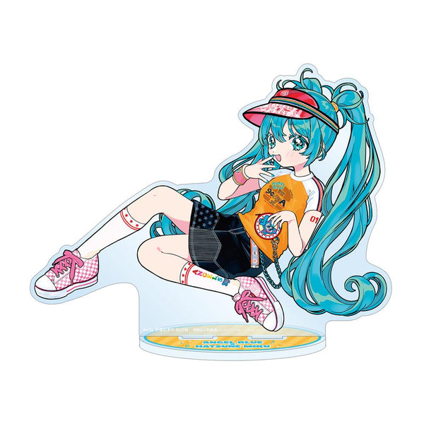 『初音ミク』ANGEL BLUEコラボ 描き下ろし 初音ミク Art by 甘春わすれ BIGアクリルスタンド ver.B