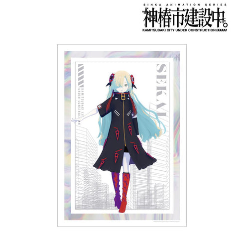 『神椿市建設中。』夜河 世界 A3マット加工ポスター ver.A
