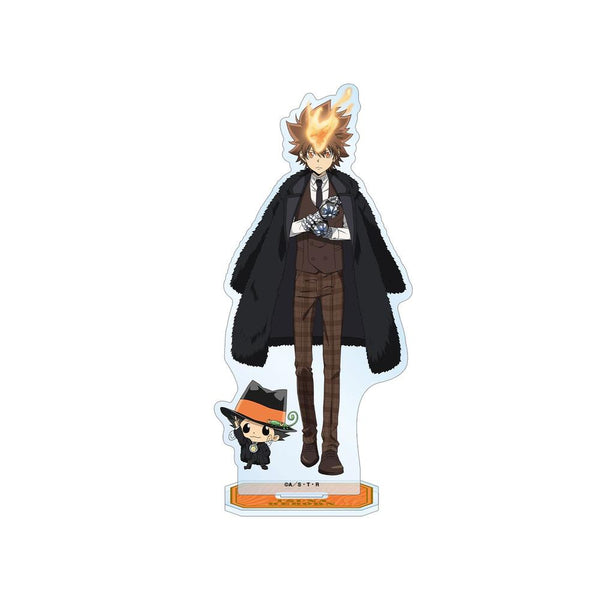 『家庭教師ヒットマンREBORN!』描き下ろし 沢田 綱吉&リボーン 毛皮コート×スーツver. BIGアクリルスタンド【202603再販】