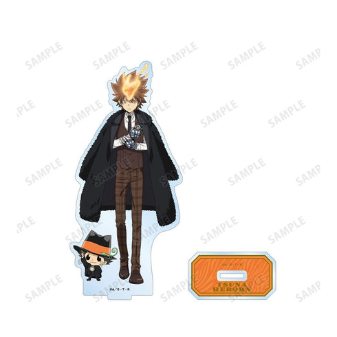 『家庭教師ヒットマンREBORN!』描き下ろし 沢田 綱吉&リボーン 毛皮コート×スーツver. BIGアクリルスタンド【202603再販】