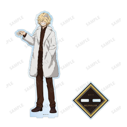 『家庭教師ヒットマンREBORN!』描き下ろし ベルフェゴール(10年後) 毛皮コート×スーツver. 特大アクリルスタンド【202603再販】