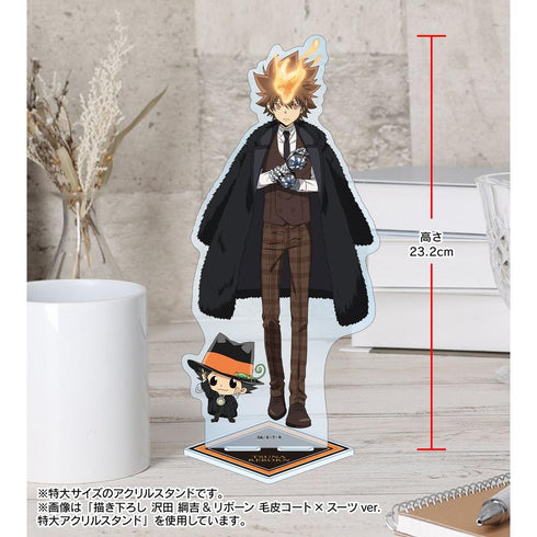 『家庭教師ヒットマンREBORN!』描き下ろし ベルフェゴール(10年後) 毛皮コート×スーツver. 特大アクリルスタンド【202603再販】