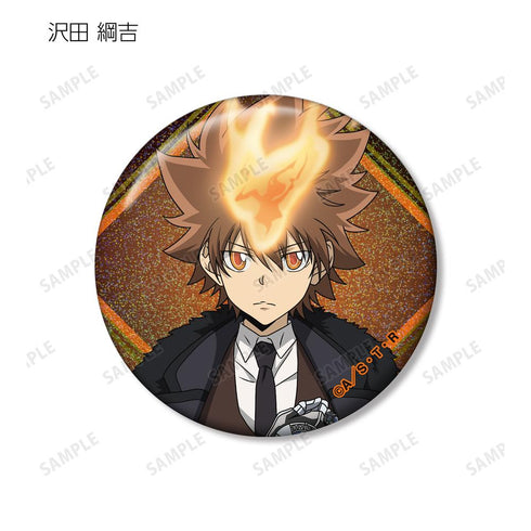 『家庭教師ヒットマンREBORN!』描き下ろし 毛皮コート×スーツver. トレーディングホログラム缶バッジ(単位/BOX)