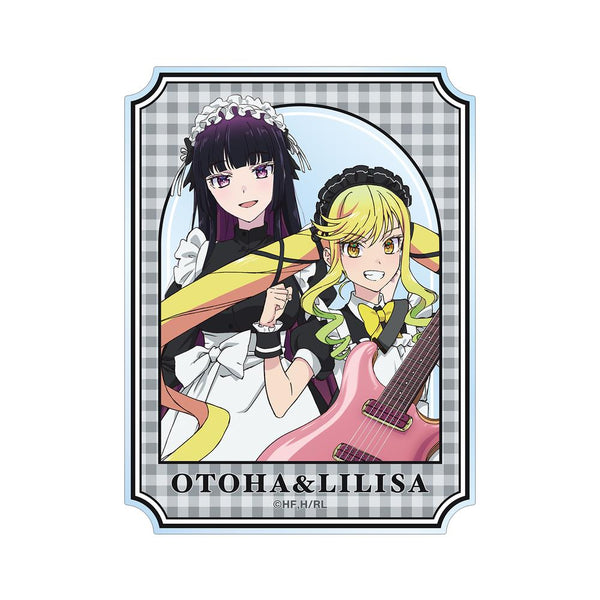 『ロックは淑女の嗜みでして』描き下ろし 鈴ノ宮りりさ&黒鉄音羽 メイドver. アクリルカード