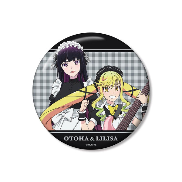 『ロックは淑女の嗜みでして』描き下ろし 鈴ノ宮りりさ&黒鉄音羽 メイドver. 100mm缶バッジ