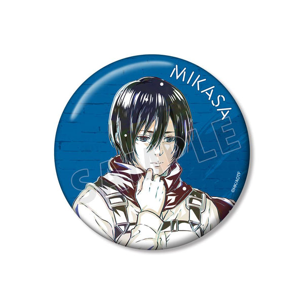 『進撃の巨人』ミカサ Ani-Art 第4弾 100mm缶バッジ【202512再販】
