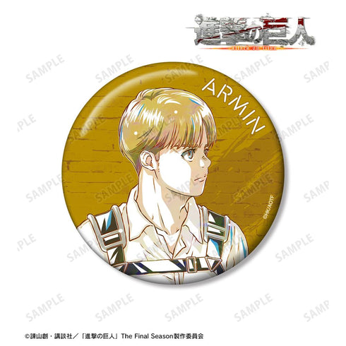 『進撃の巨人』アルミン Ani-Art 第4弾 100mm缶バッジ
