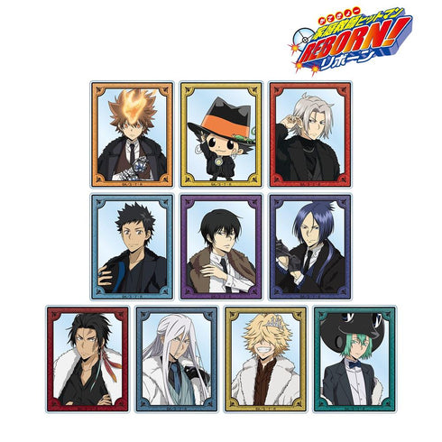 《家庭教师Hitman REBORN!》全新绘制 皮草大衣×西装版 亚克力收藏卡(单位/盒)【202607再版】