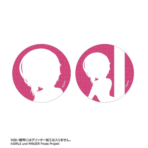 『ガールズ&パンツァー 最終章』描き下ろし コラボウオッチ着用ver. トレーディンググリッター缶バッジ(単位/BOX)