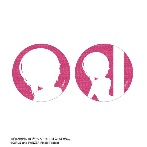 『ガールズ&パンツァー 最終章』描き下ろし コラボウオッチ着用ver. トレーディンググリッター缶バッジ(単位/BOX)【202604再販】