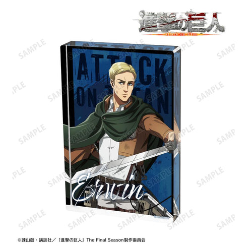 『進撃の巨人』描き下ろし エルヴィン 戦いの後でver. アクリルブロック