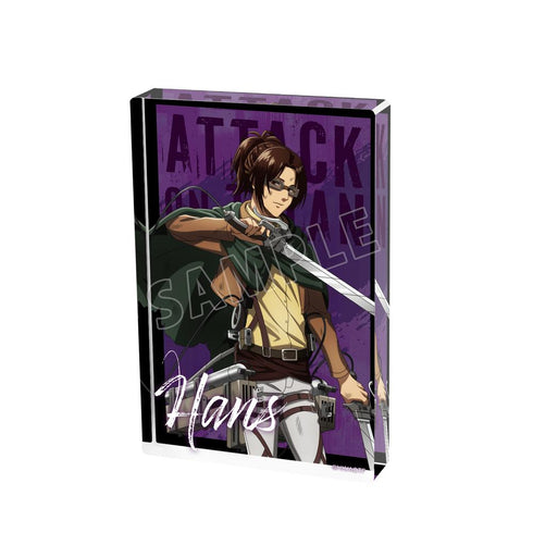 『進撃の巨人』描き下ろし ハンジ 戦いの後でver. アクリルブロック