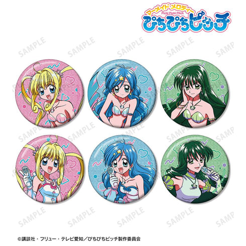 『ぴちぴちピッチ』トレーディンググリッター缶バッジ(単位/BOX)