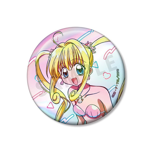 『ぴちぴちピッチ』るちあ 75mmオーロラ缶バッジ ver.A