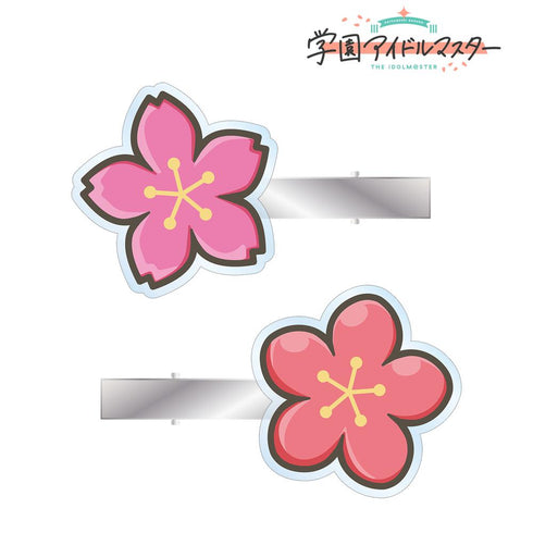 『学園アイドルマスター』満開ペアヘアピンモチーフ アクリルヘアクリップ2個セット