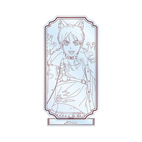 『進撃の巨人』描き下ろし エレン 狼男・線画ver. BIGアクリルスタンド