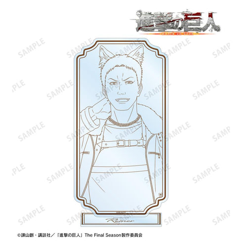 『進撃の巨人』描き下ろし ライナー 狼男・線画ver. BIGアクリルスタンド