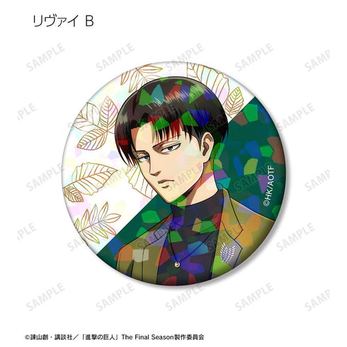 『進撃の巨人』描き下ろし シミラールックver. トレーディングホログラム缶バッジ(単位/BOX)【202605再販】