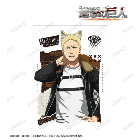 『進撃の巨人』描き下ろし ライナー 狼男ver. A3マット加工ポスター