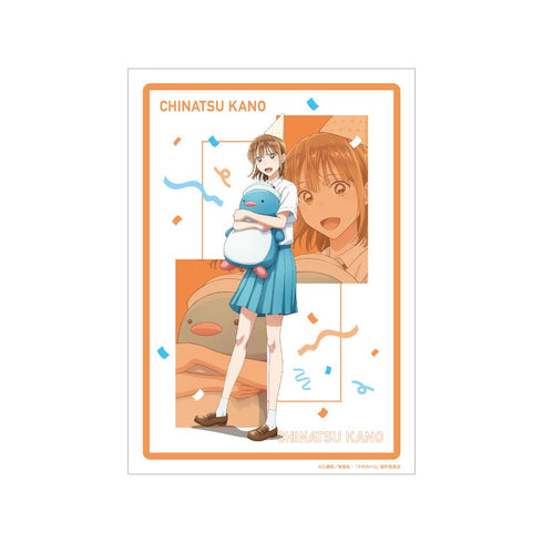 『アオのハコ』描き下ろし 鹿野千夏 A3マット加工ポスター <千夏 バースデーver.>