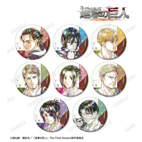 『進撃の巨人』トレーディング Ani-Art 第4弾 ホログラム缶バッジ(単位/BOX)【202512再販】